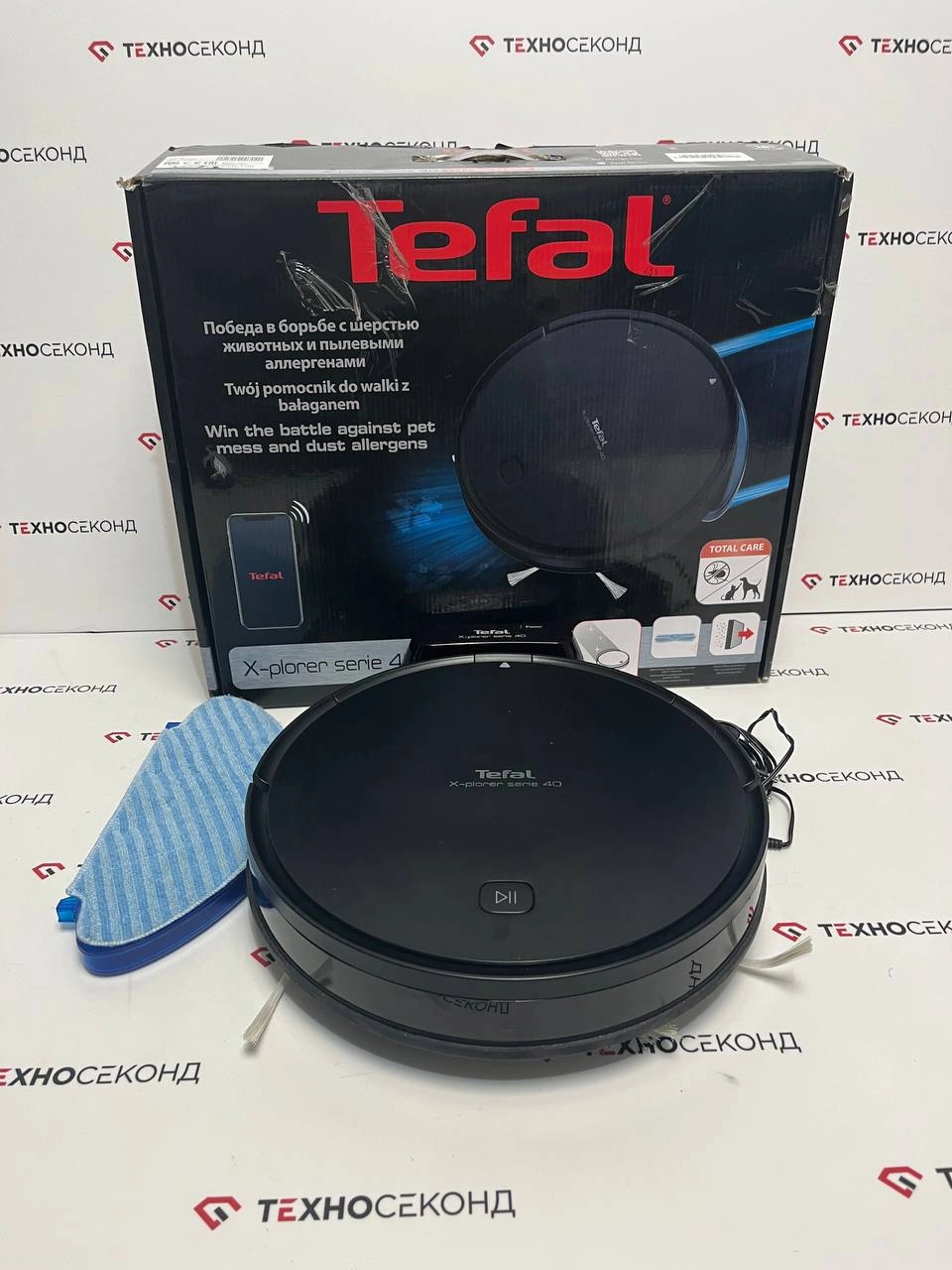 Робот-пылесос Tefal Explorer Serie 40 RG7275WH