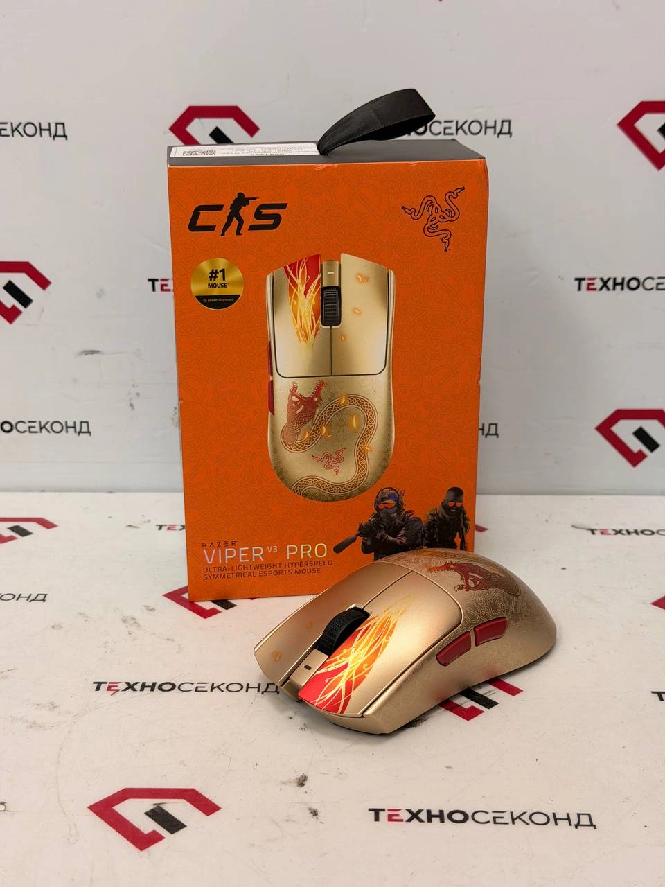 Мышь беспроводная/проводная Razer Viper V3 Pro Counter-Strike 2 Edition