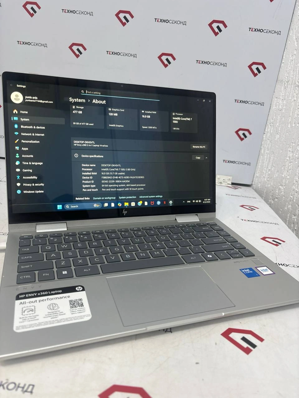 Ноутбук 2-в-1 HP Envy x360 14-es1023dx 9R8R3UA