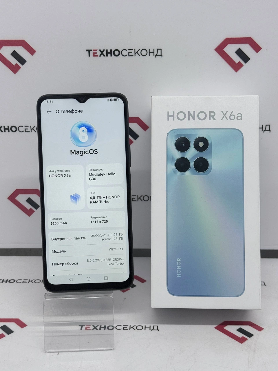Телефон HONOR X6a 4GB/128GB