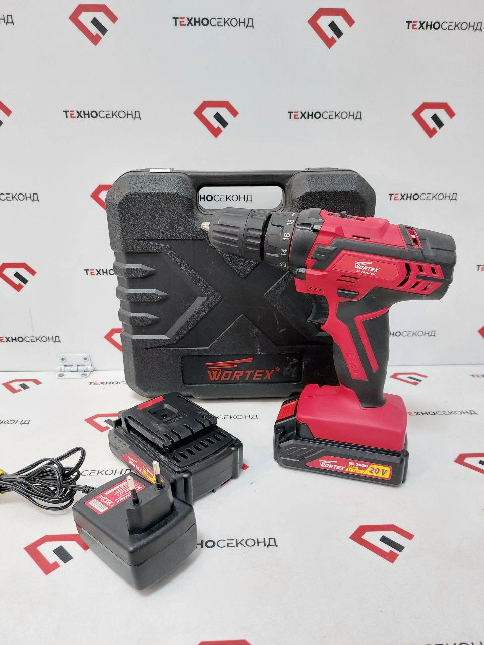 Дрель-шуруповерт Wortex BD 2020-1 DLi BD20201DLi1707