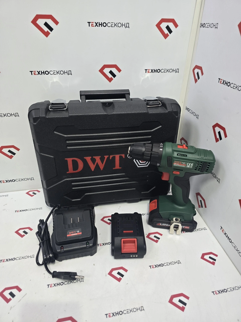 Дрель-шуруповерт DWT ABS-18 L-2 BMC (с 2-мя АКБ, кейс)