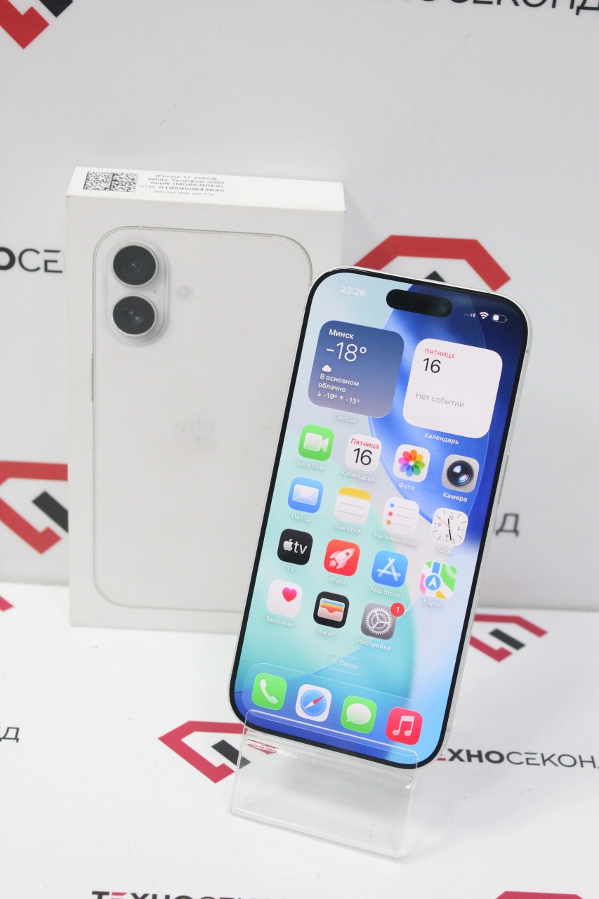 Телефон Apple iPhone 17 256GB (белый)