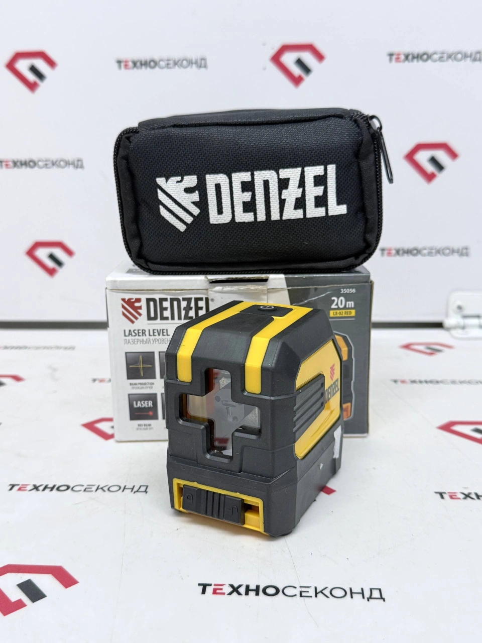 Лазерный нивелир Denzel LX 02 Red 35056
