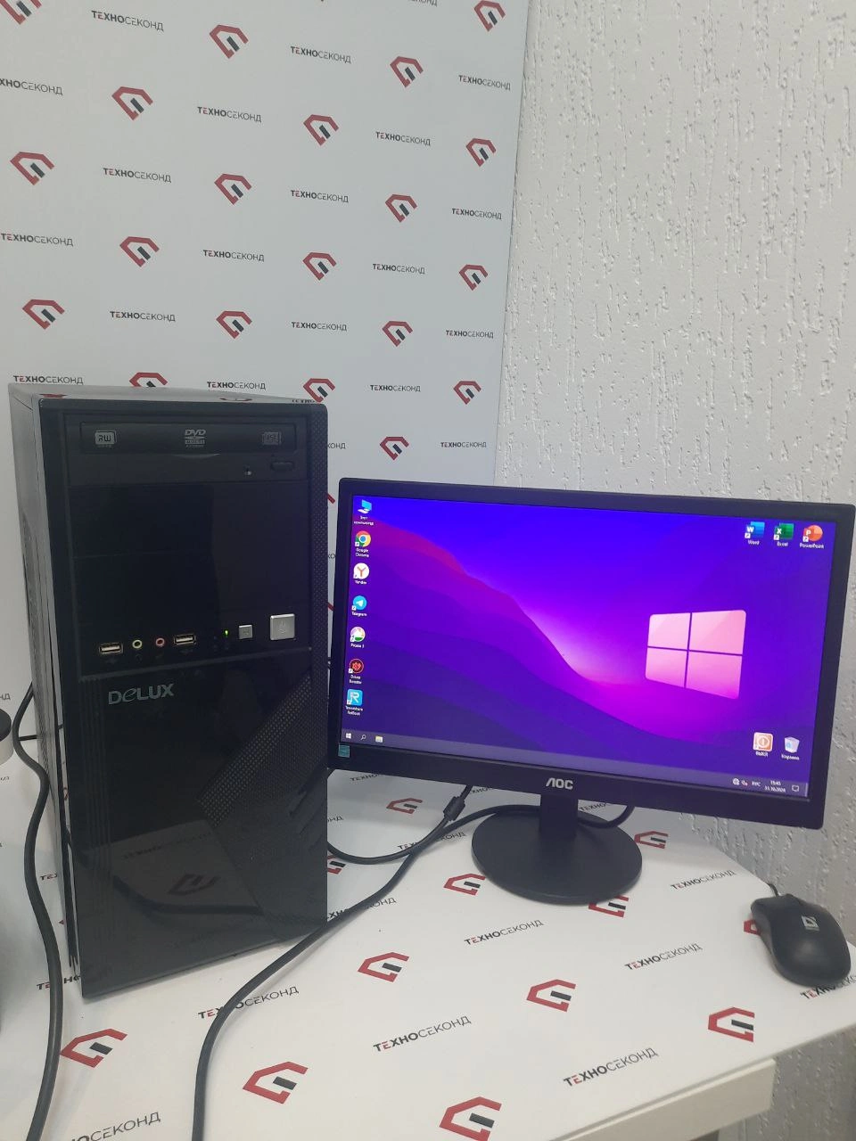 ПК/Системный блок AMD Athlon II X2 245/4GB DDR3/ATI Radeon 3000 Graphics/500GB HDD/Монитор AOC e970Swn