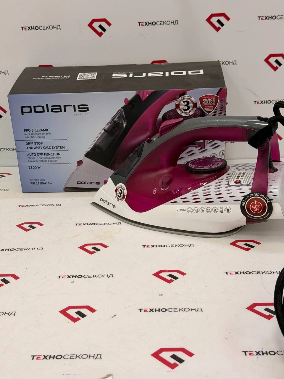Утюг Polaris PIR 2860AK 3m 