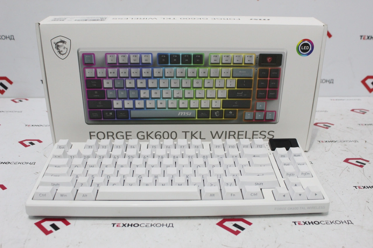 Клавиатура MSI Forge GK600 TKL Wireless Sky