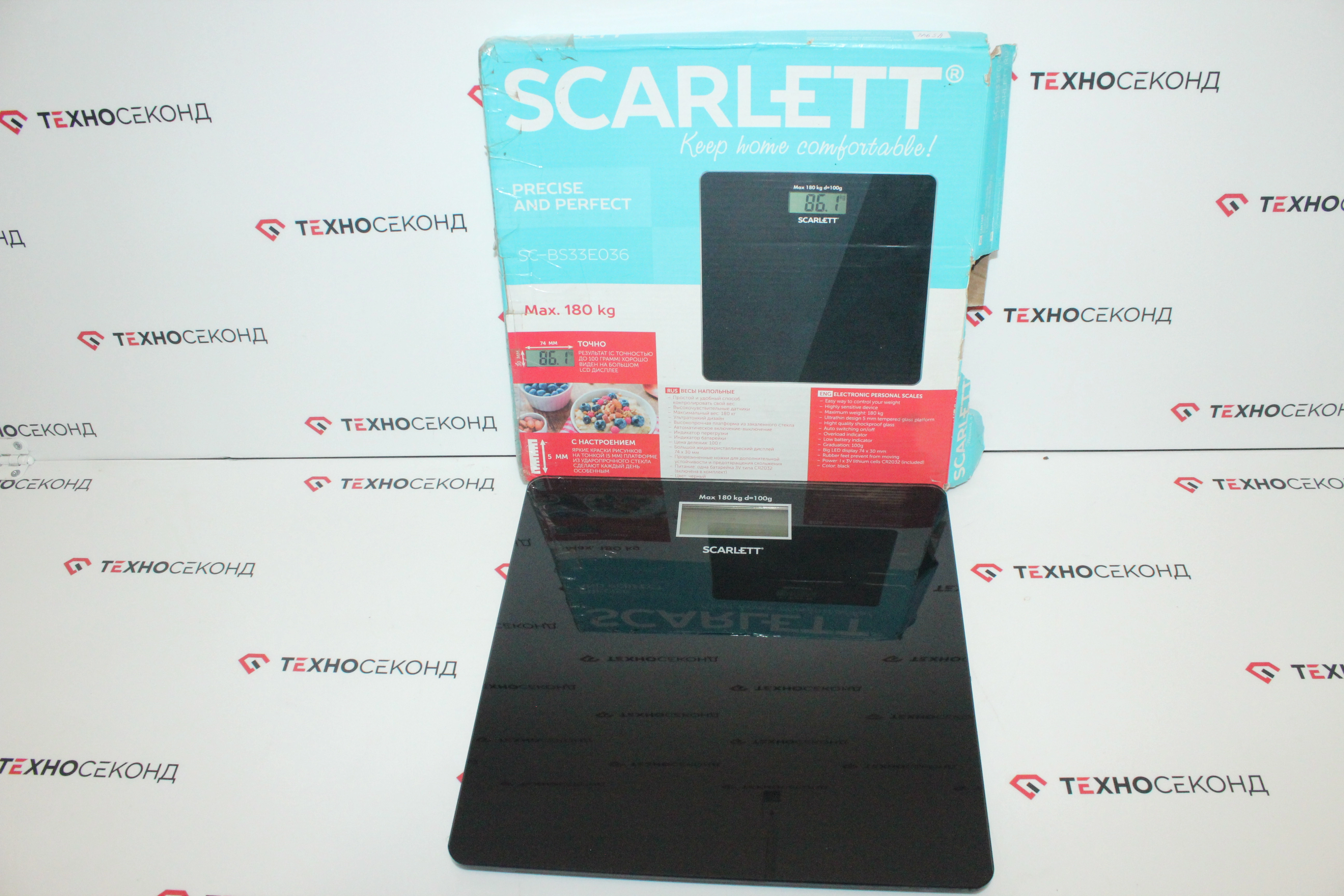 Весы напольные Scarlett SC-BS33E036