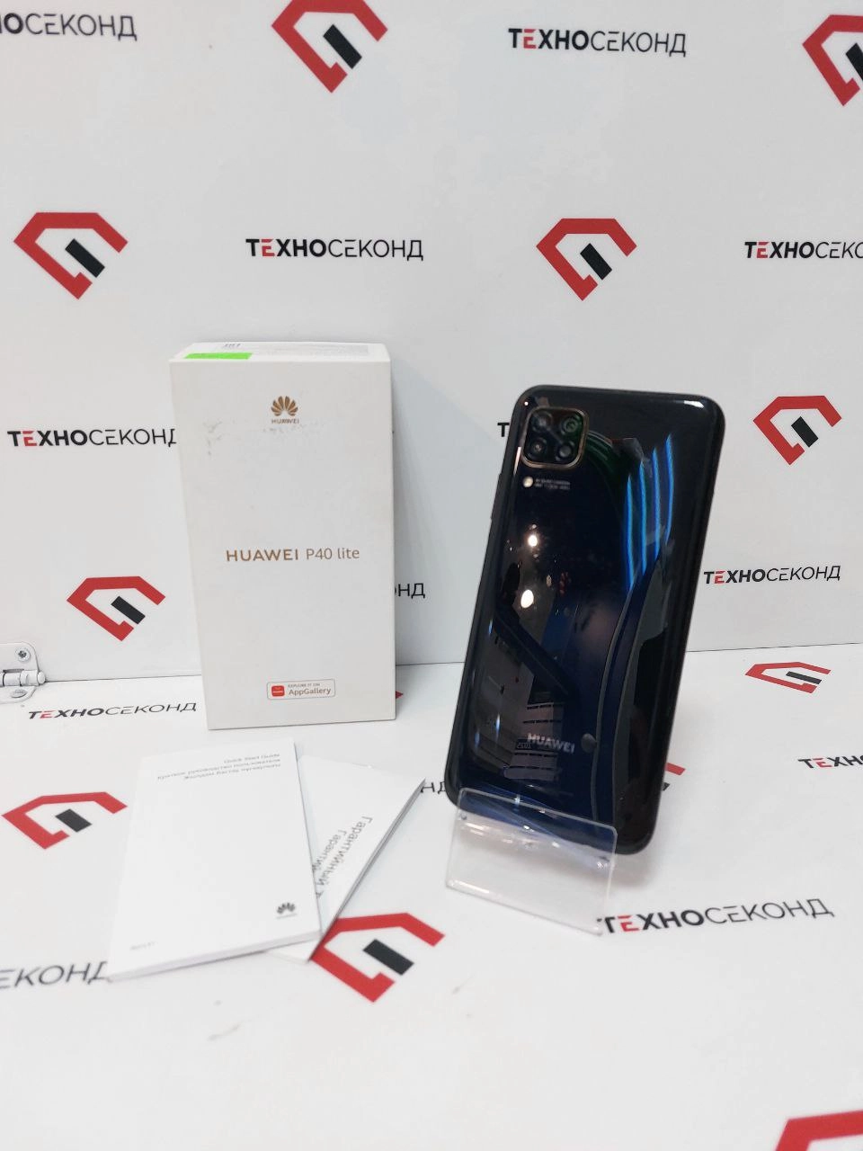 Смартфон Huawei P40 lite (полночный черный)
