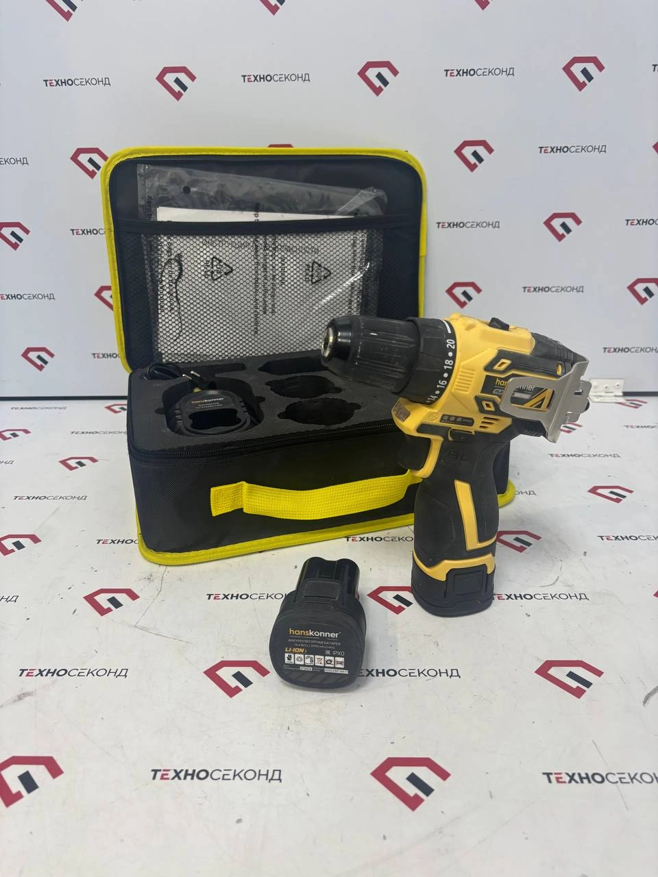 Дрель-шуруповерт Hanskonner HCD1645BLC 