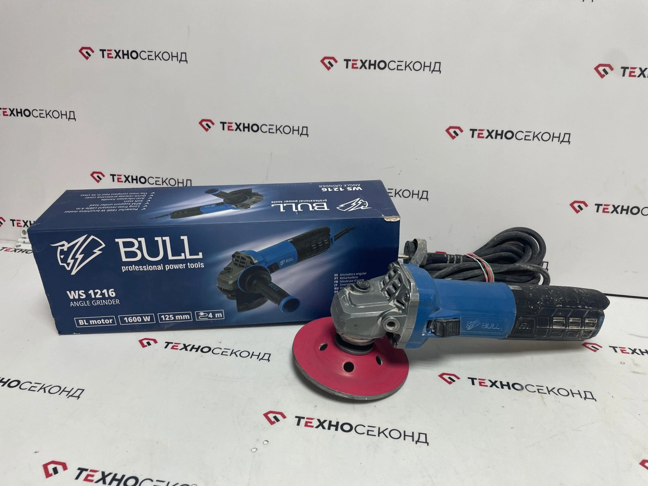 Угловая шлифмашина Bull WS 1216