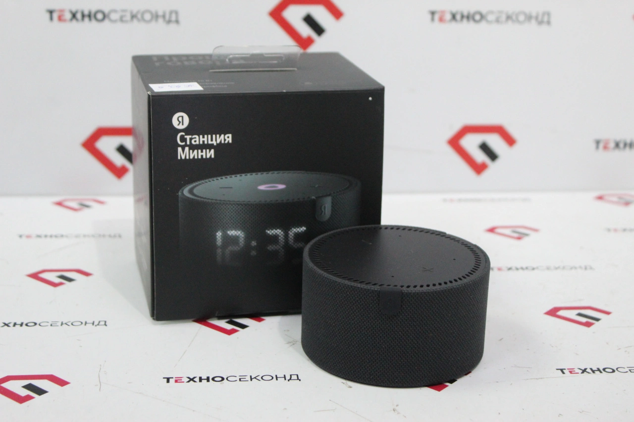 Умная колонка Яндекс Станция Мини 2 с часами