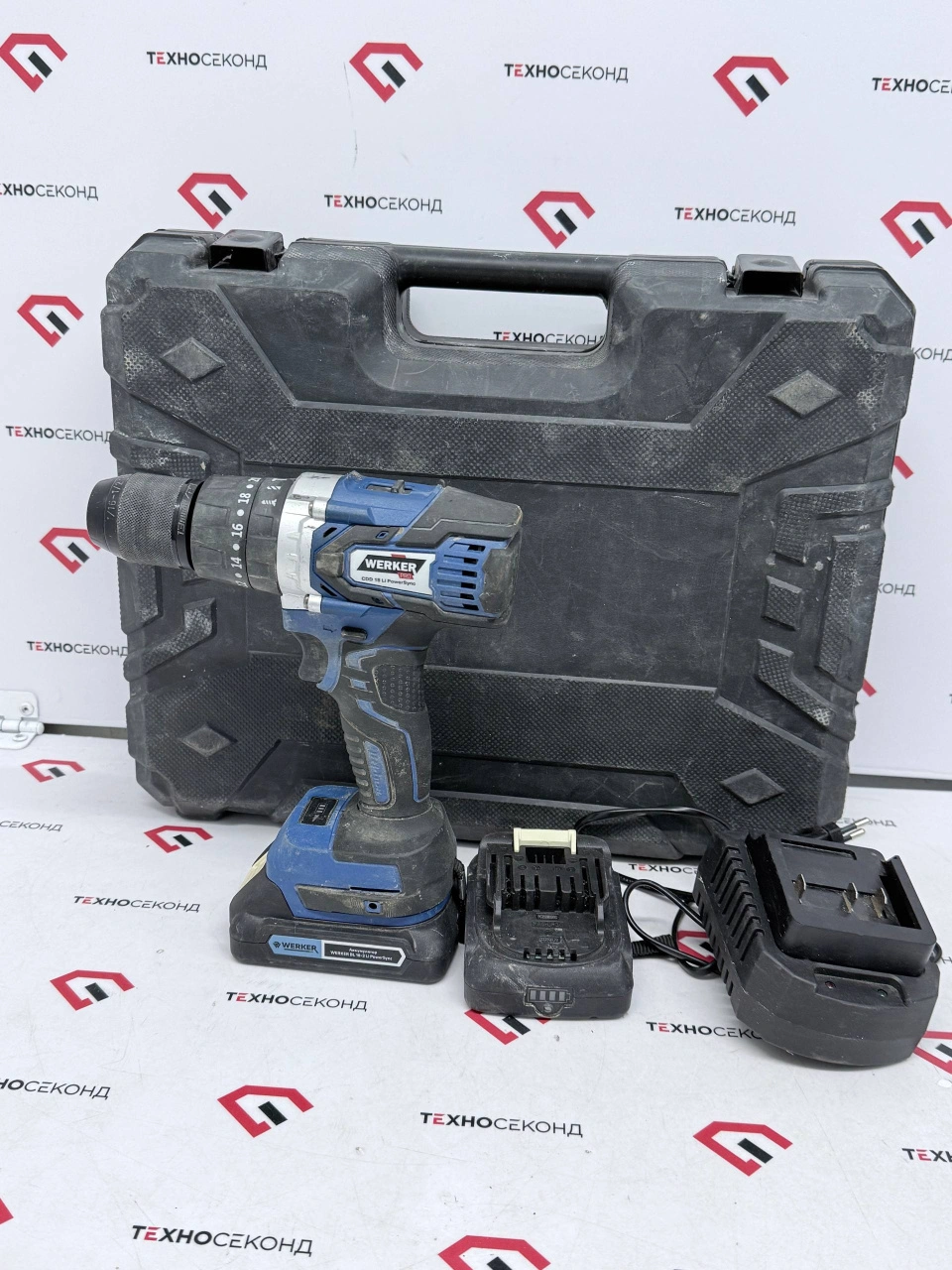 Дрель-шуруповерт WERKER PRO CDD18Li PowerSync