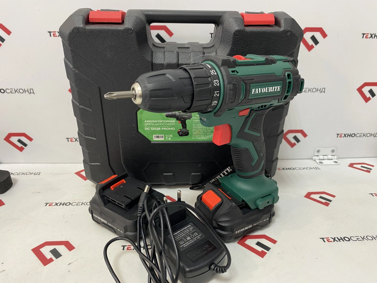 Шуруповерт Favourite DC-1202B PROMO (2акб)