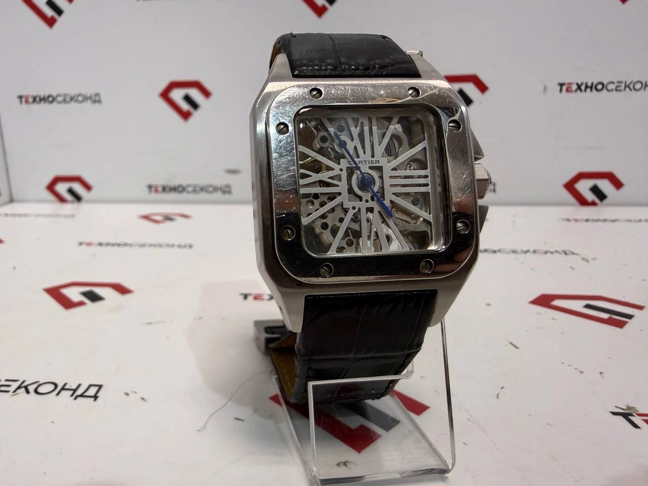 Наручные часы Cartier Santos Sceleton (реплика)
