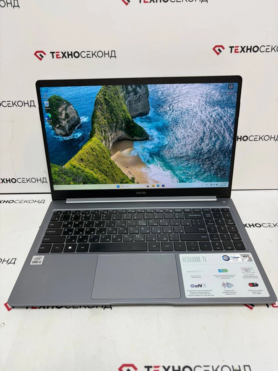 Ноутбук Tecno Megabook T1 i5 16+512G Silver Win11